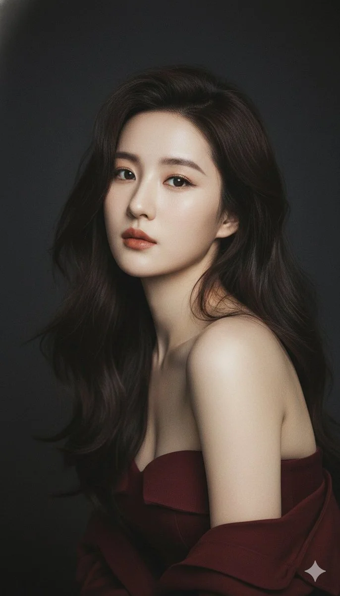 Elegance in Shadows: Cinematic Portrait of Grace