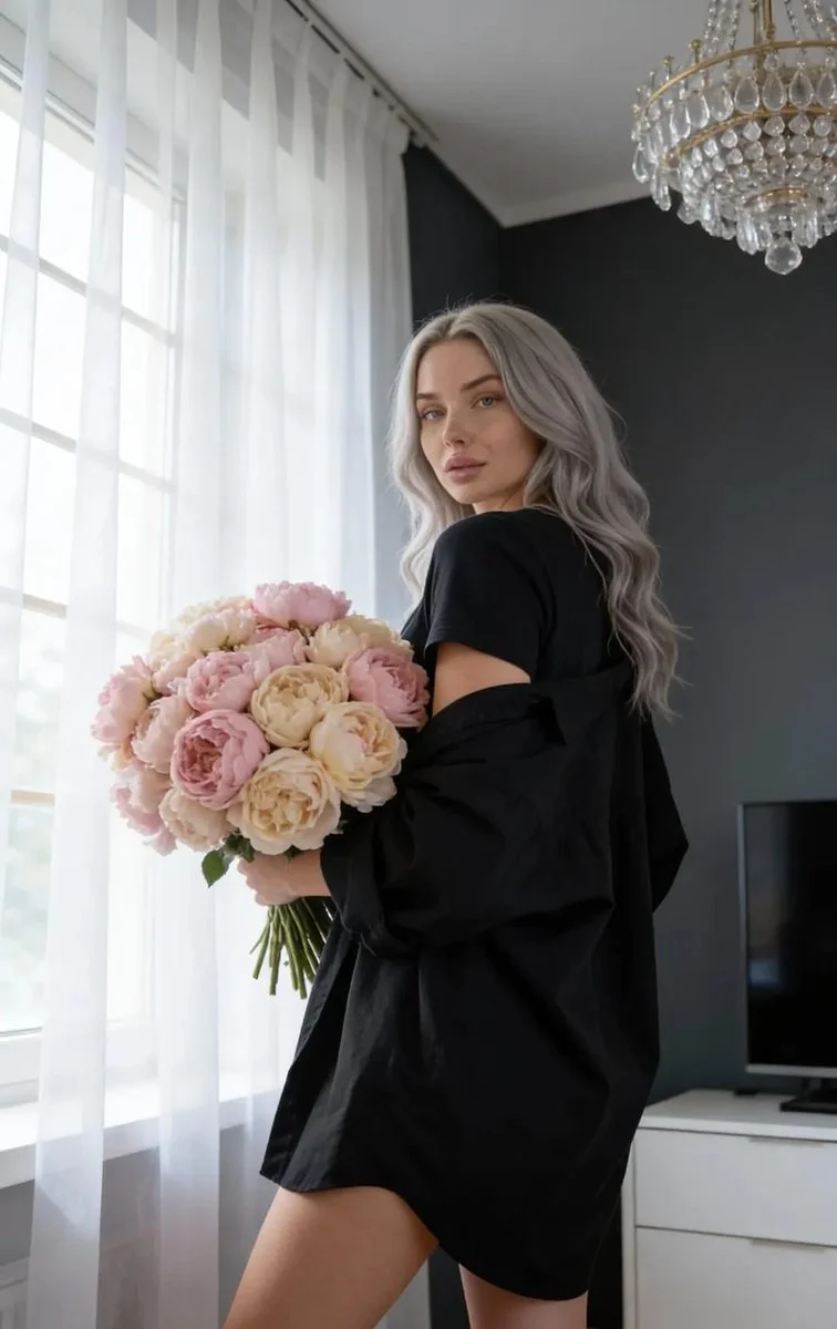 Elegance in Simplicity: A Woman's Moment