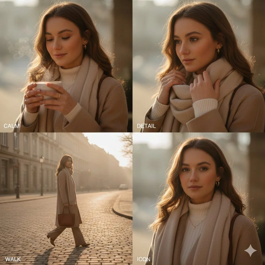 Elegance in Soft Light: A Winter Morning Bliss