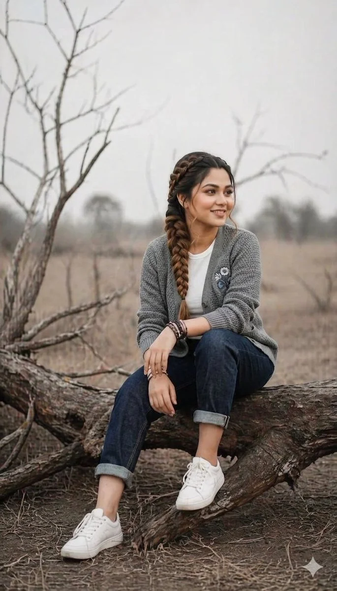 Elegance in Solitude: A Portrait of Resilience