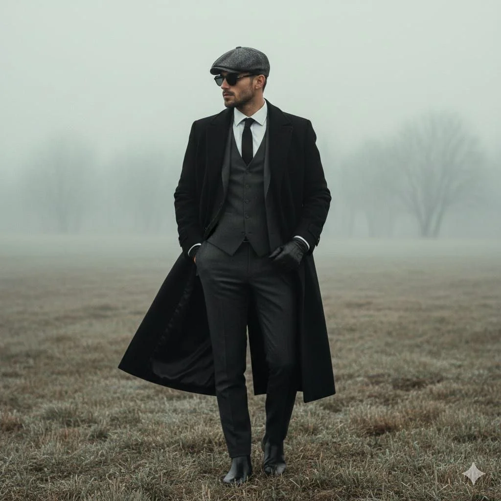 Elegance in the Fog: A Cinematic Fashion Portrait