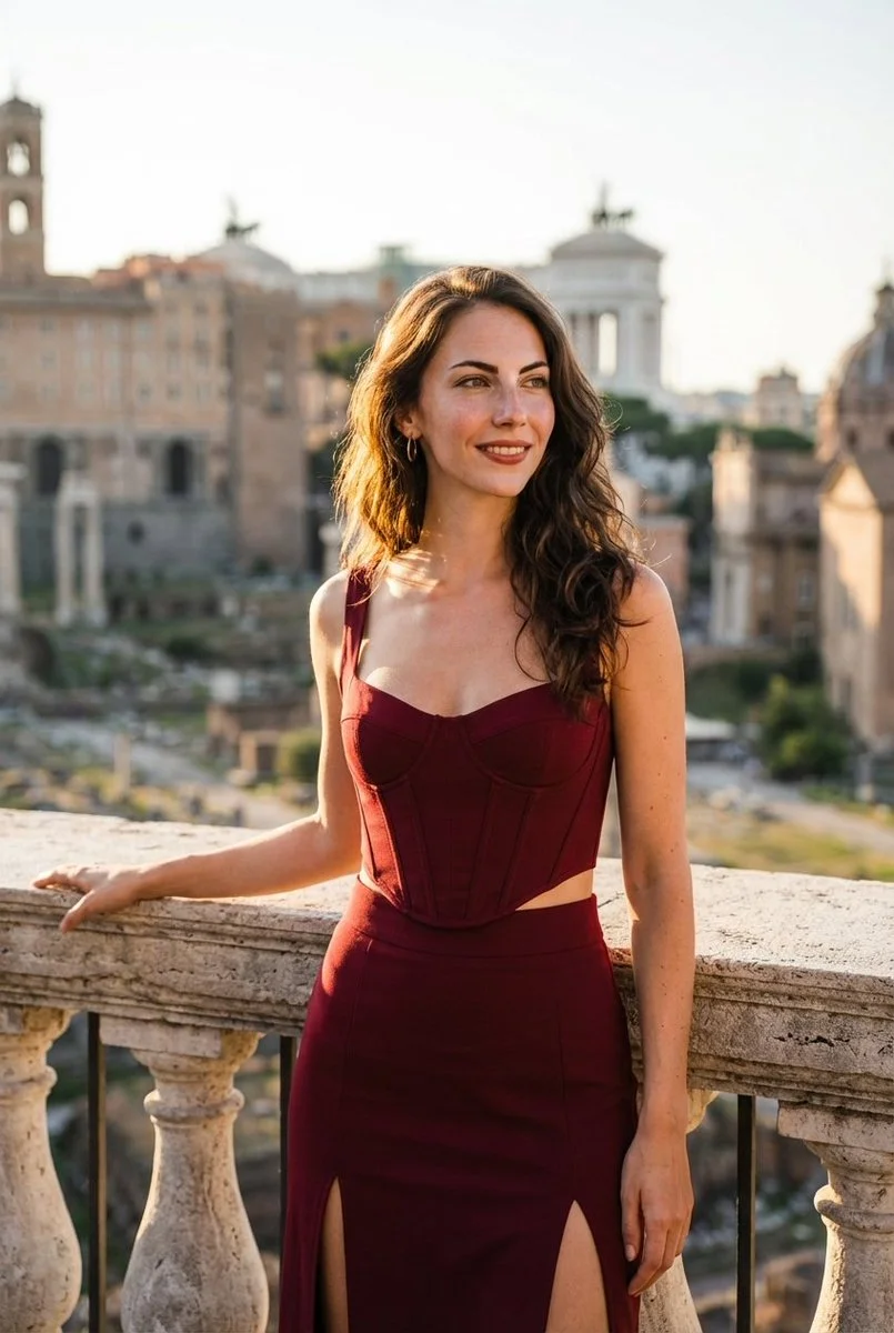 Elegance Over Rome: A Golden Hour Escape