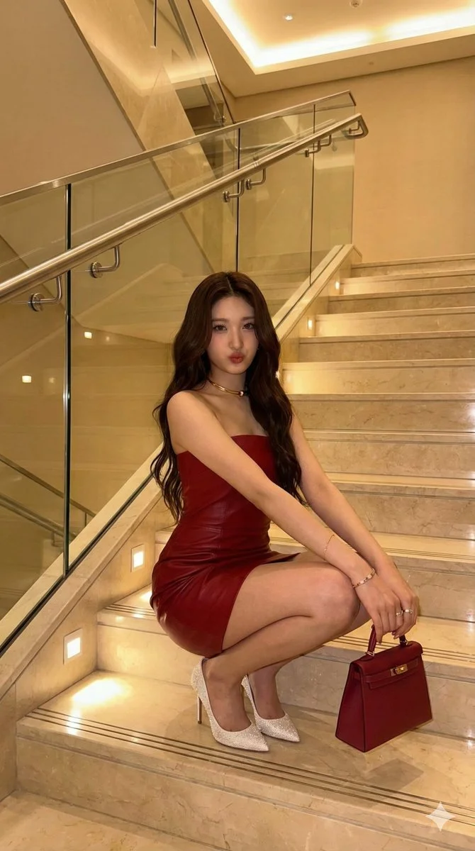 Elegance Personified: Wonyoung in Luxe Glam
