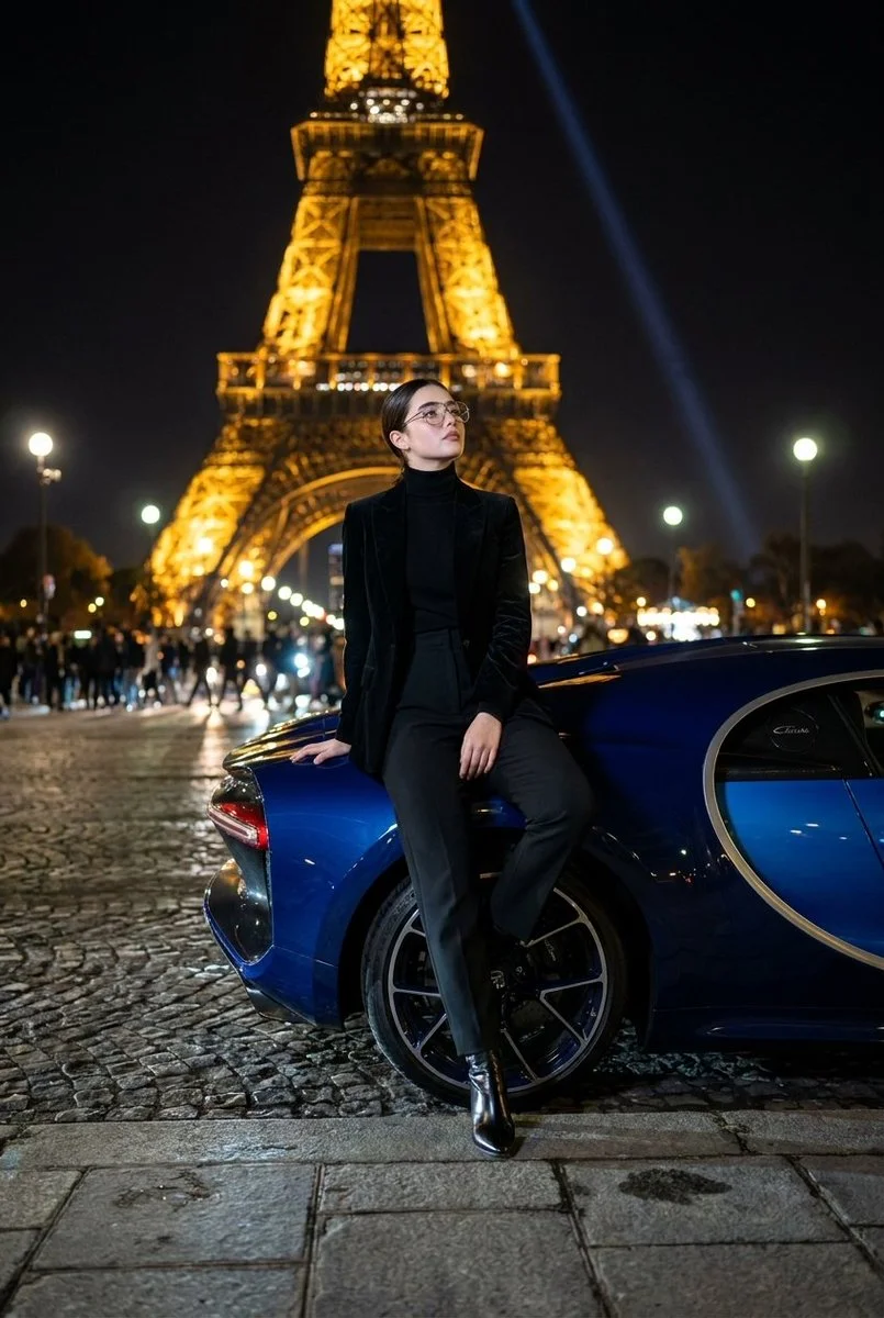 Elegance Under Parisian Lights