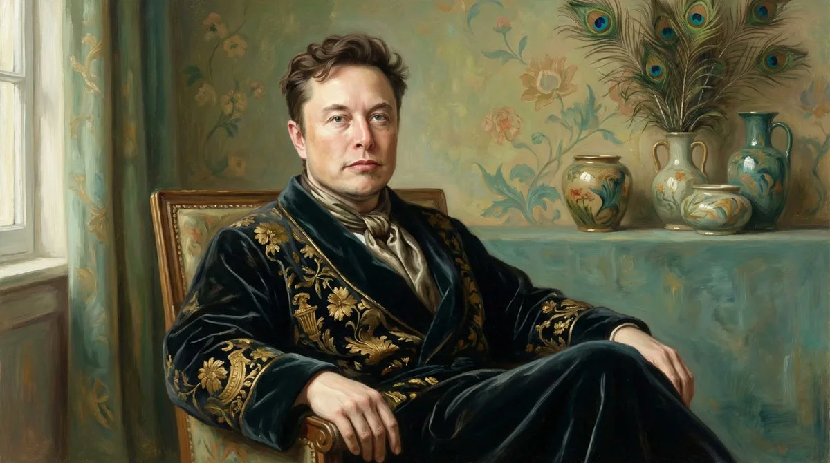 Elegant Aesthetic Movement Portrait