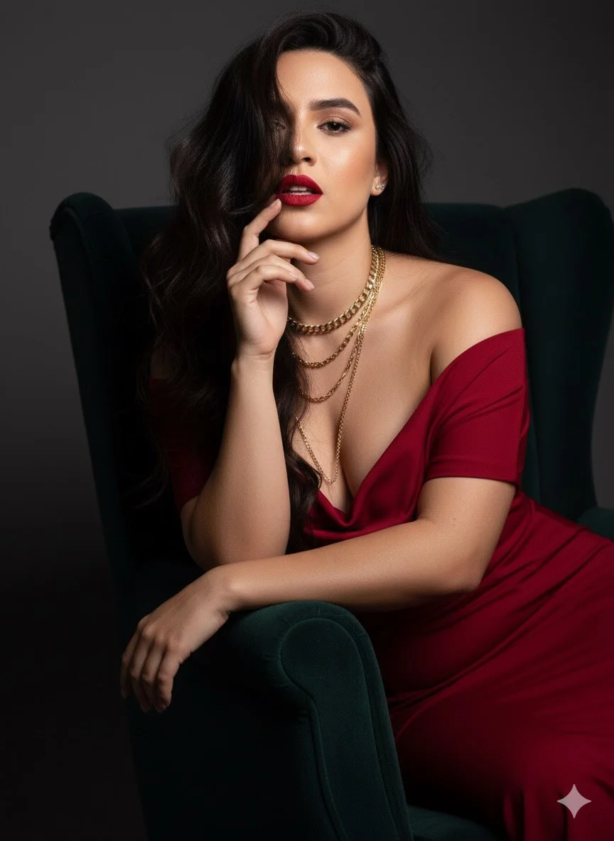 Elegant Allure: The Gemini Banana Portrait