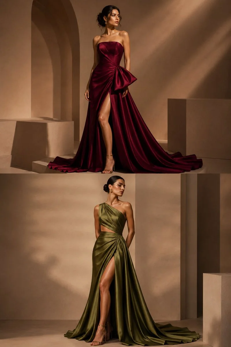 Elegant Couture Fashion Editorial Showcasing Two Stunning Models