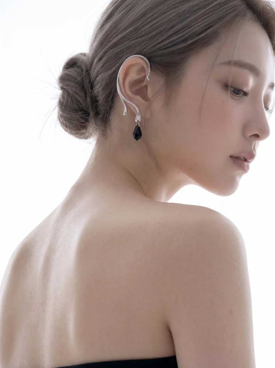 Elegant High-Key Beauty Portrait of a Woman