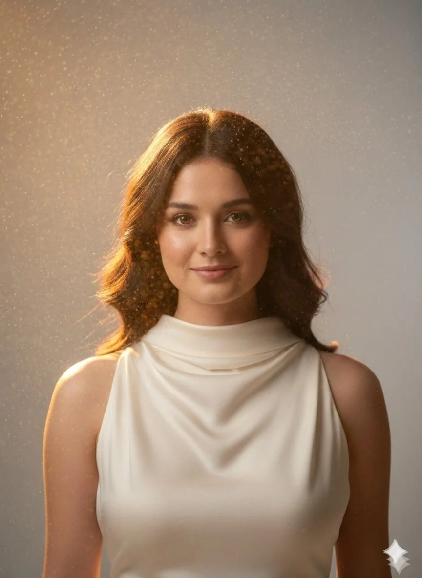 Elegant Serenity: A Fashion Portrait