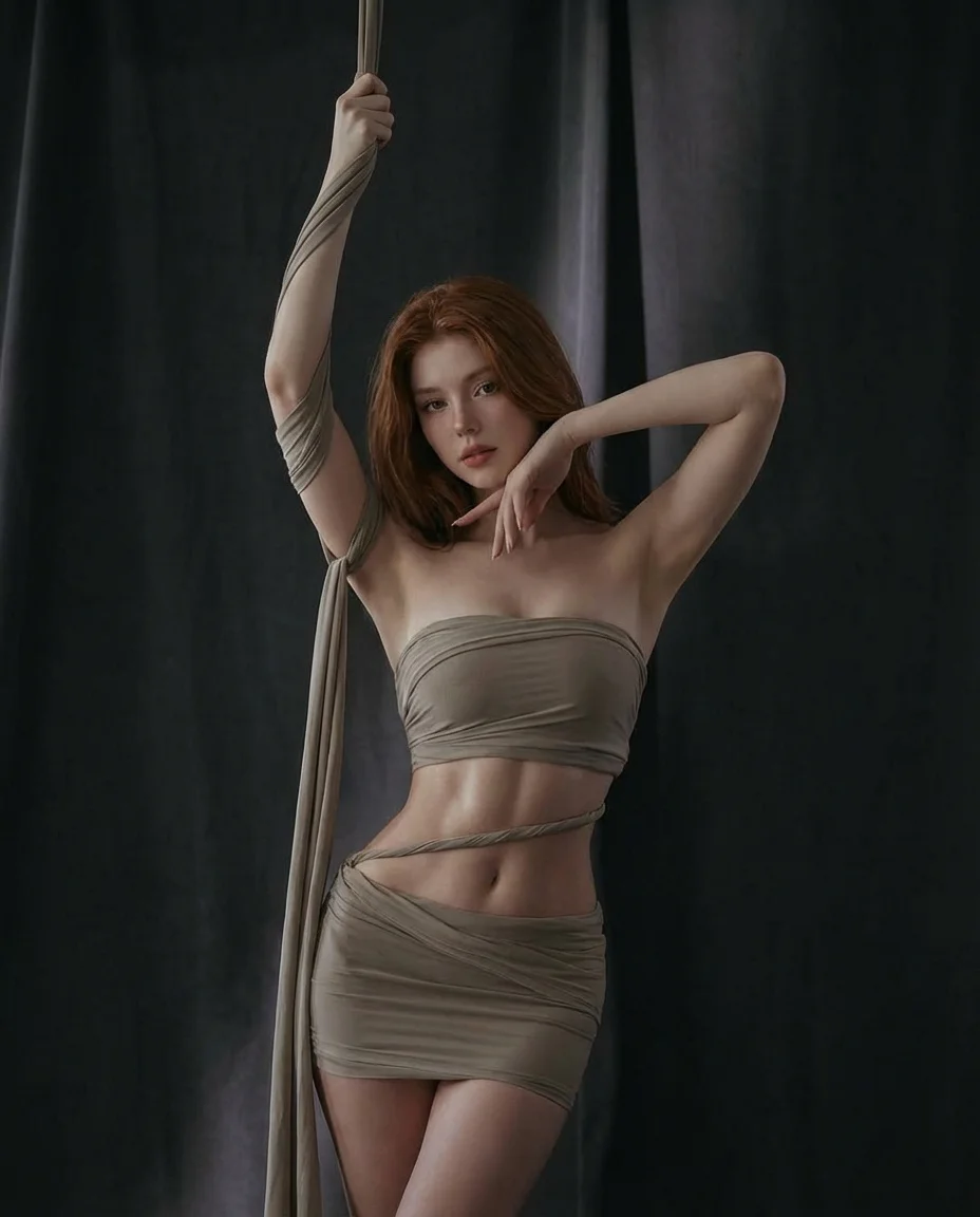 Elegant Silhouette: Soft Light Reveals Quiet Strength