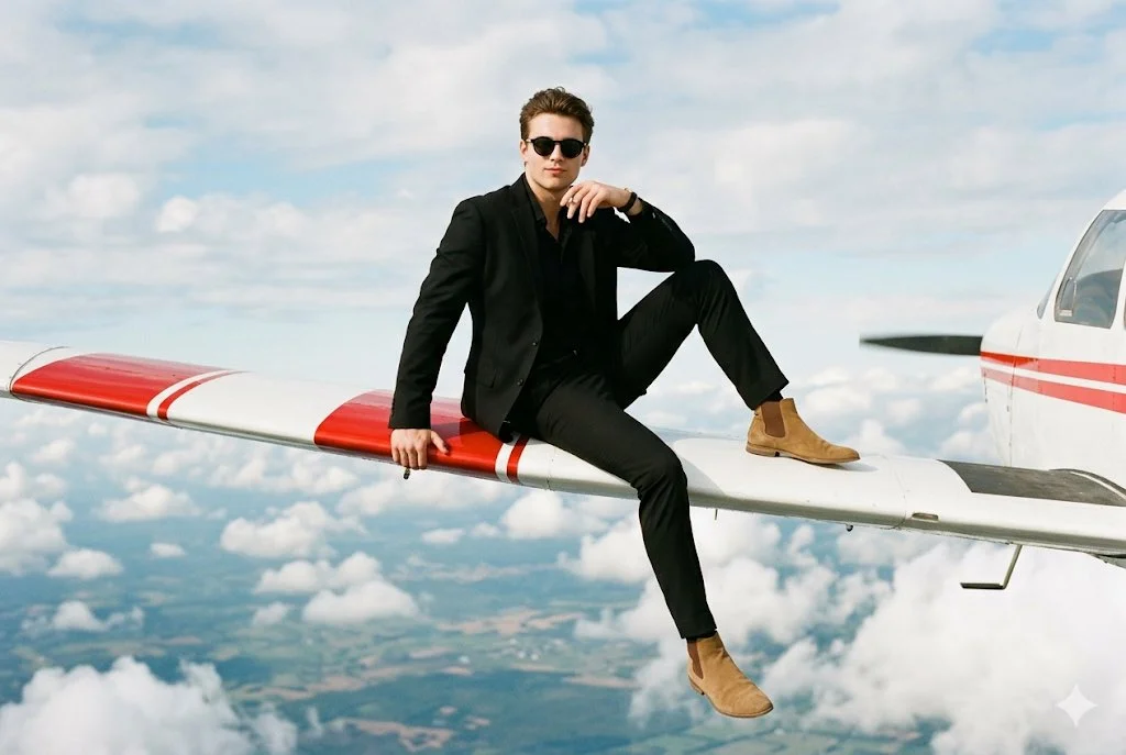 Elevated Elegance: A Fashion Statement in the Sky