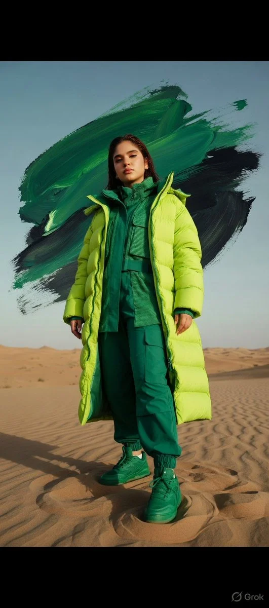 Emerald Dominance in Desert Winds