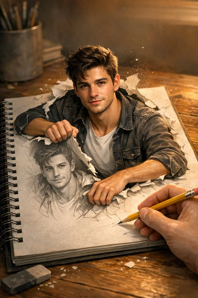 Emerging Artistry: A Portrait in Motion