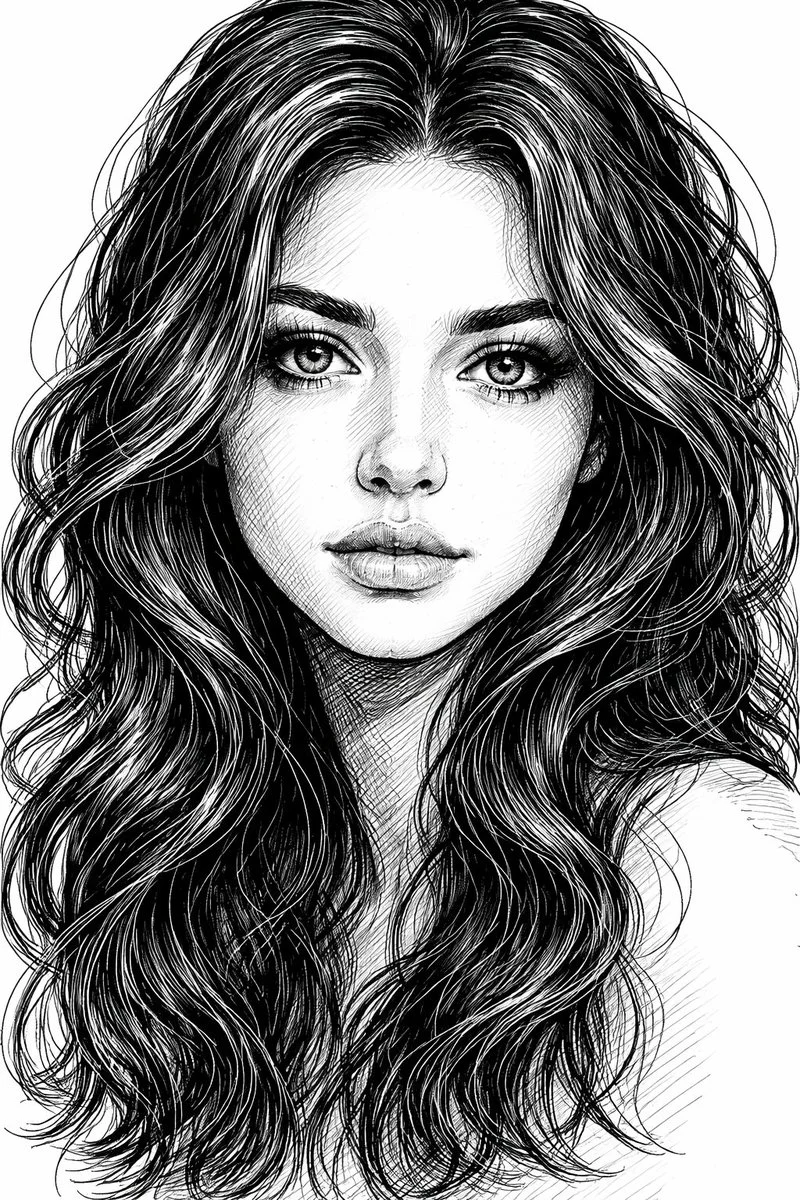 Emotion Through Stippling: Hand-Drawn Realism in Ink