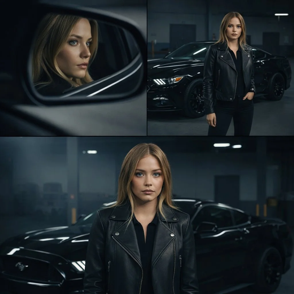 Empowered Elegance: A Cinematic Auto Portrait