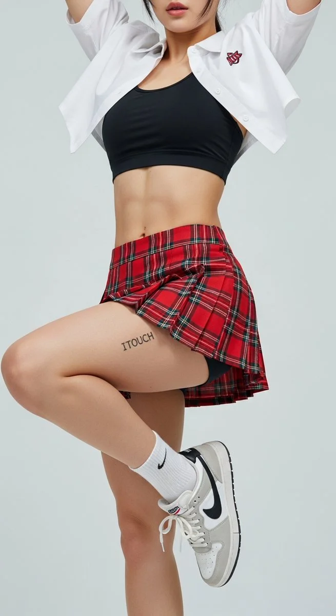 Energetic Grace: The Power and Poise of Athletic Youth