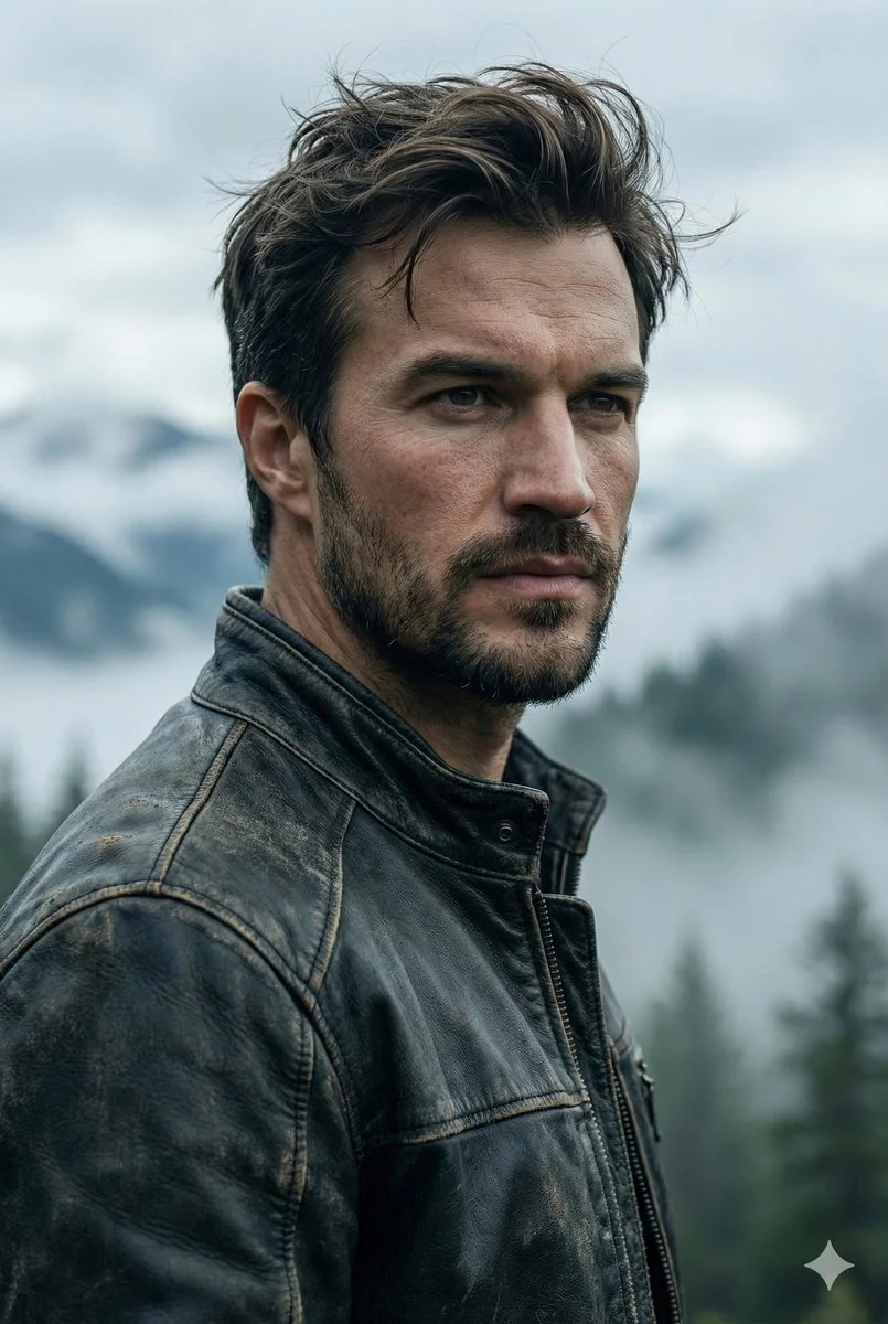 Epic Portrait of a Mountain Explorer