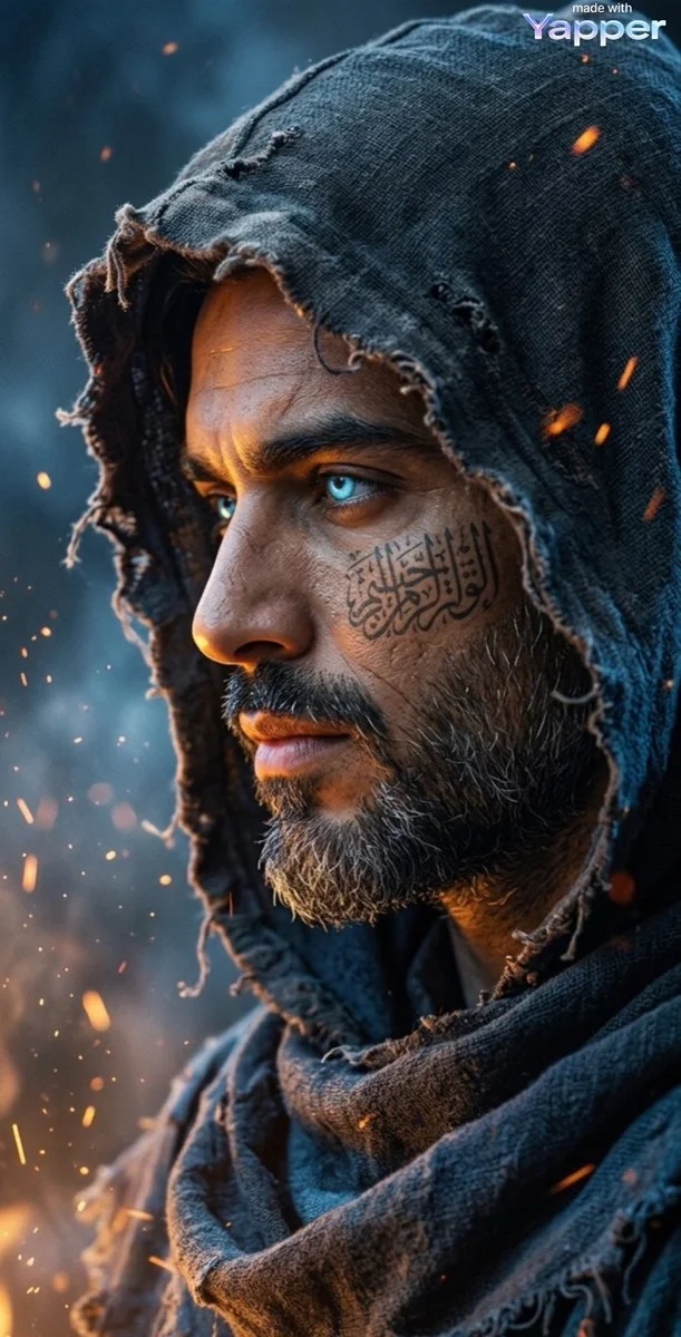 Epic Portrait of a Nomadic Assassin