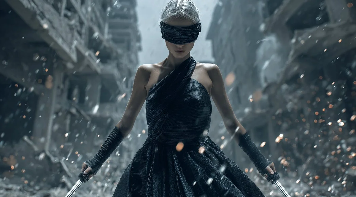 Epic Showdown in a Ruined Metropolis