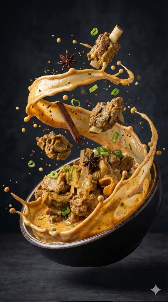 Epic Splash of Gourmet Soups in Motion