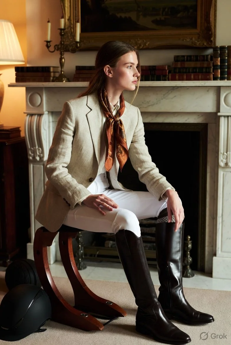 Equestrian Sophistication: A Moment of Reflection