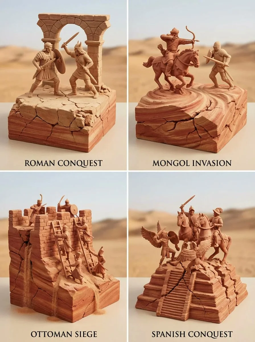 Erosion of Empires: A Sandstone Saga