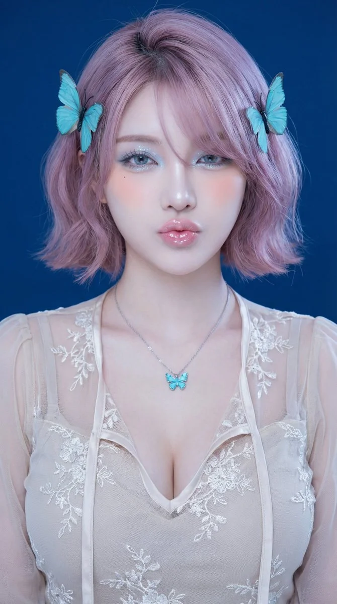 Ethereal Beauty: A Dreamy Portrait of Porcelain Elegance