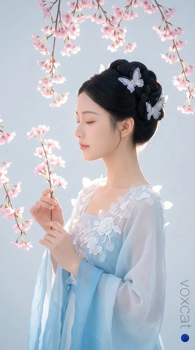 Ethereal Bloom in Frosted Light