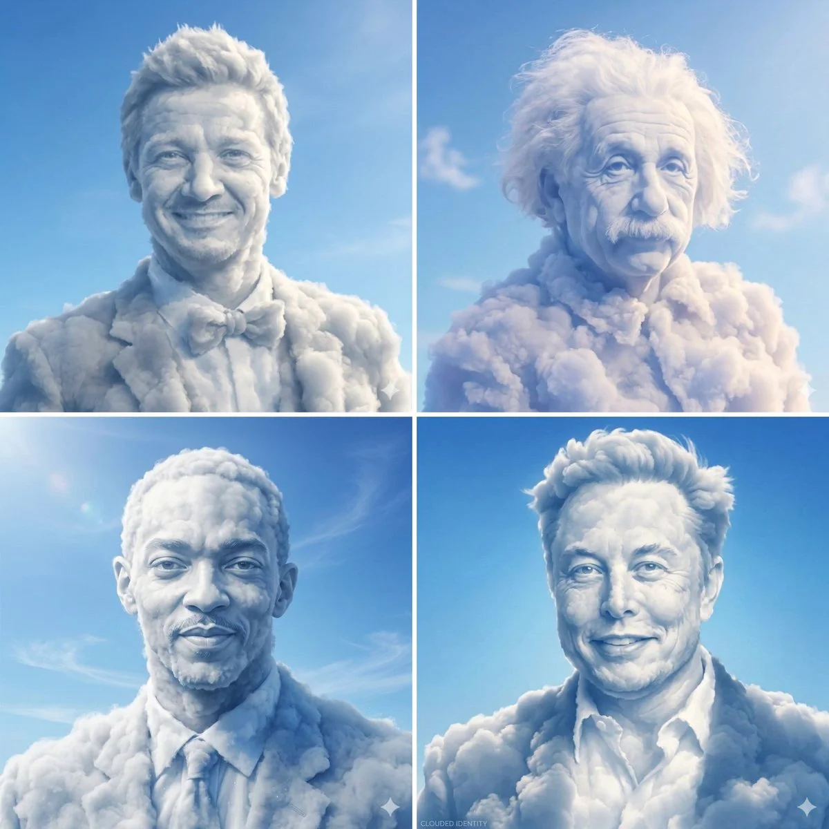 Ethereal Cloud Sculptures: A Dreamlike Transformation