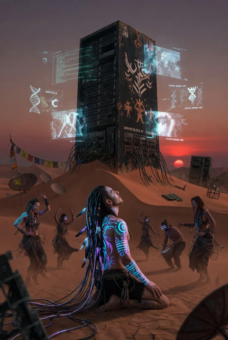 Ethereal Connection in a Deserted Realm