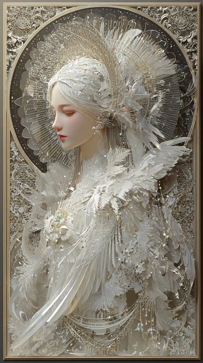 Ethereal Elegance: A Divine Portrait