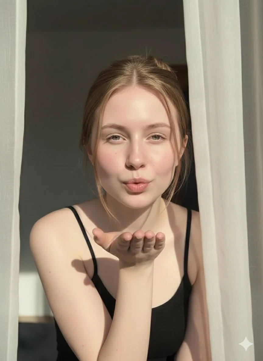 Ethereal Elegance: A Fashion Portrait in Soft Light