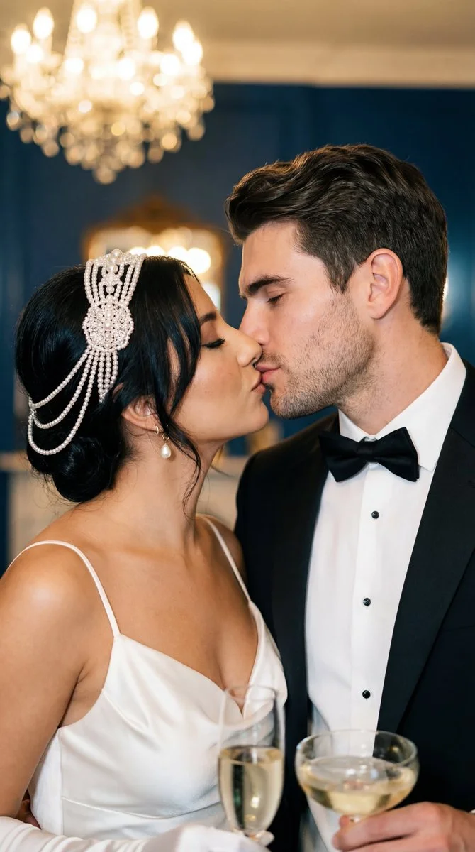 Ethereal Elegance: A Gatsby-Inspired Romance