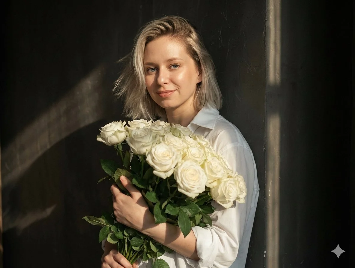 Ethereal Elegance: A Modern Portrait