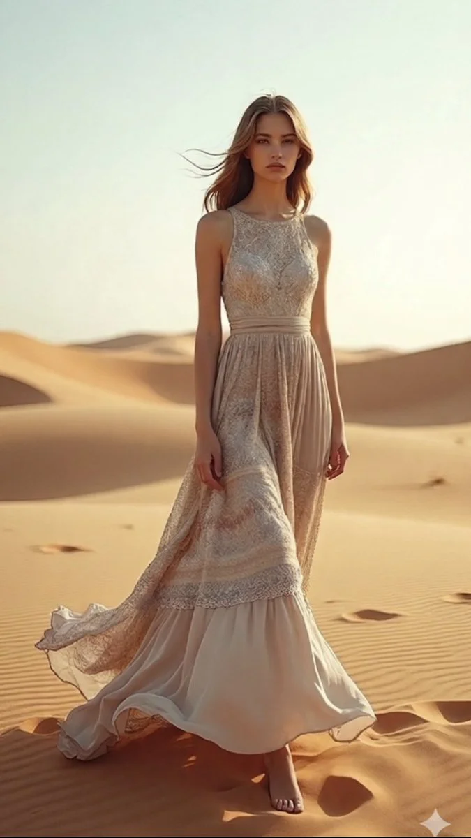 Ethereal Elegance in the Desert Light