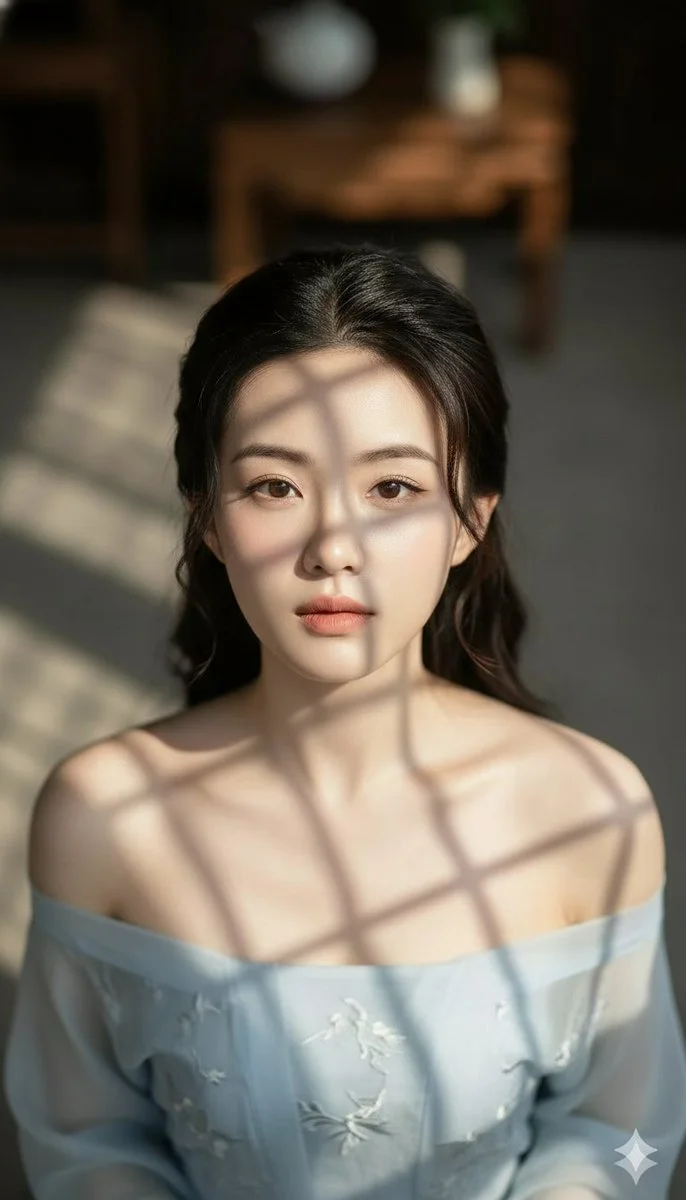 Ethereal Elegance: Light and Shadow Play