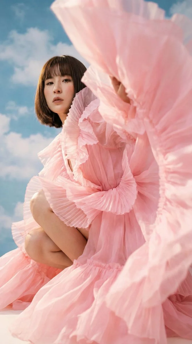 Ethereal Elegance: The Dreamy Fashion Portrait