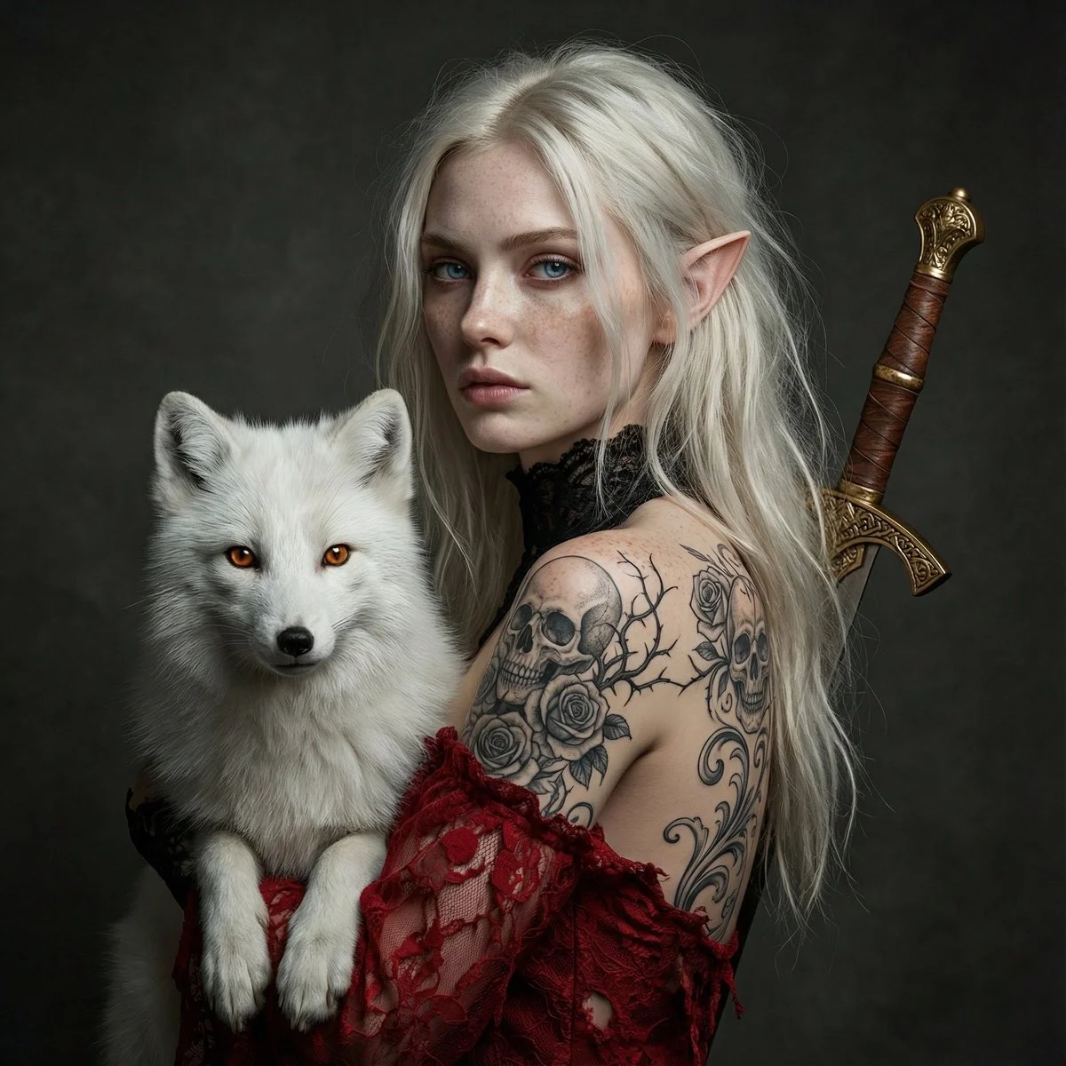 Ethereal Elegance: The Melancholic Elf Maiden