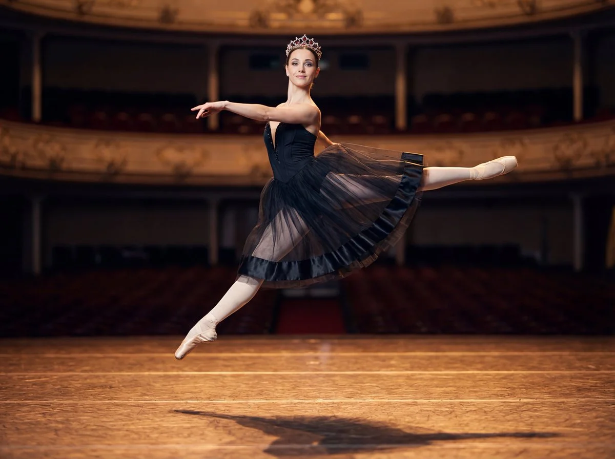 Ethereal Flight: The Ballerina's Leap