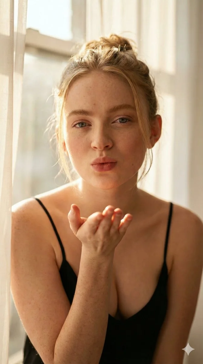 Ethereal Grace: Sadie Sink's Morning Elegance