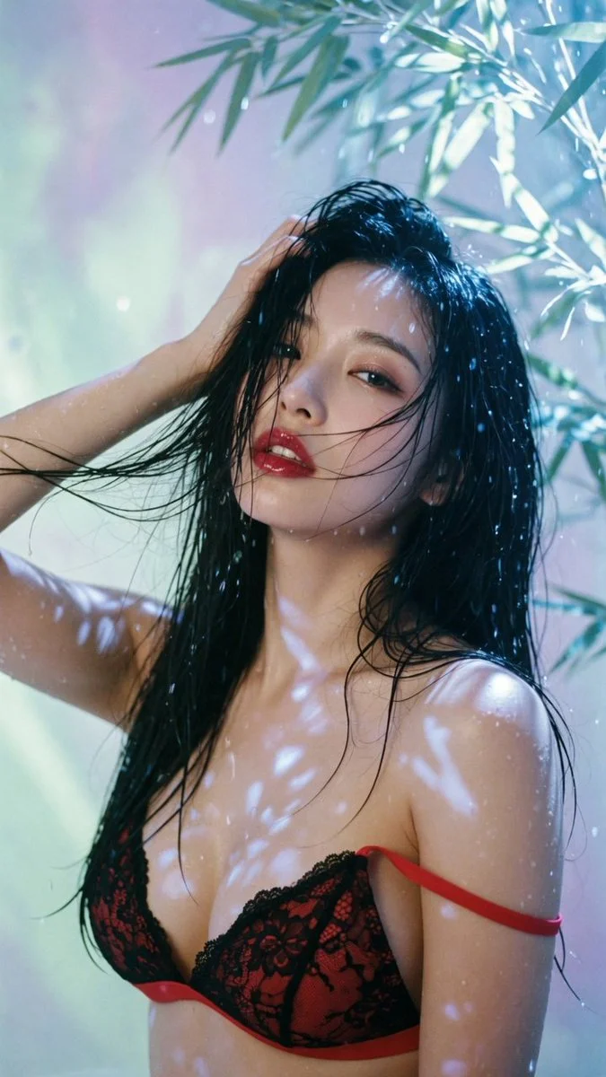 Ethereal Japanese Photobook Portrait with Soft Komorebi Light