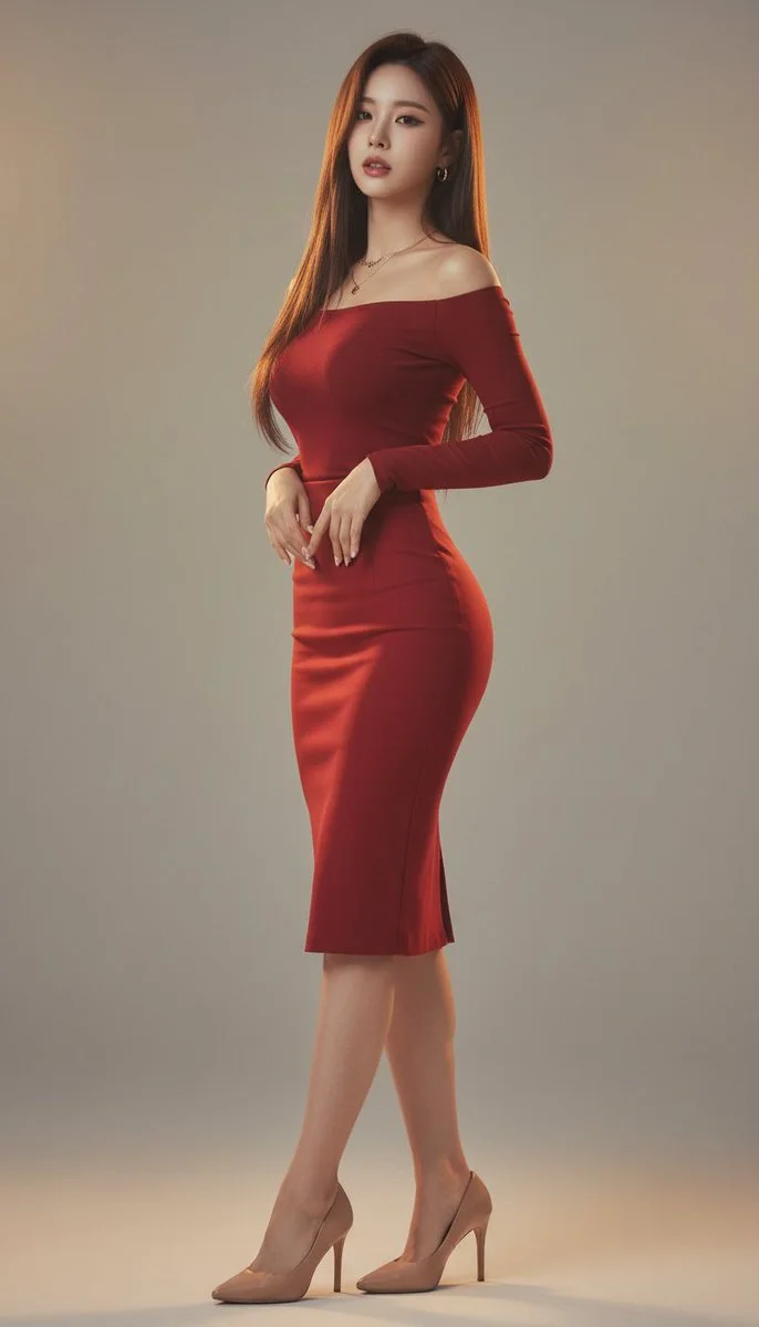 Ethereal Korean Idol in Soft Light Studio Portrait