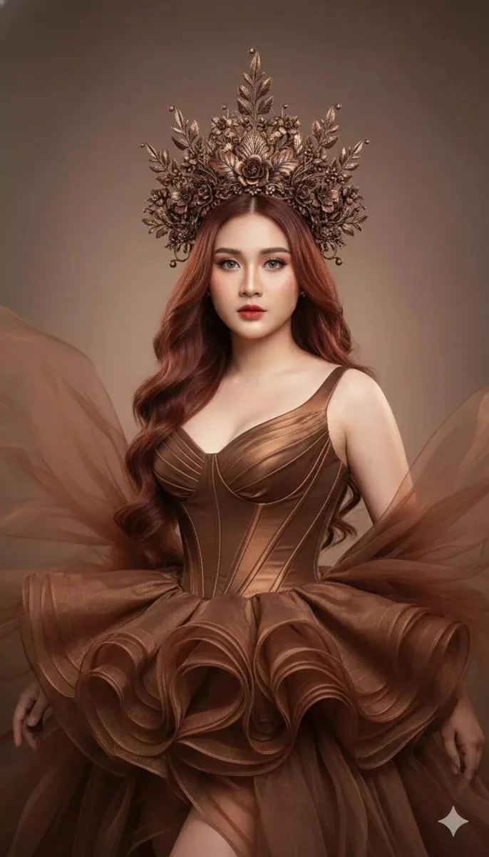 Ethereal Majesty: A Portrait of Dreamy Elegance