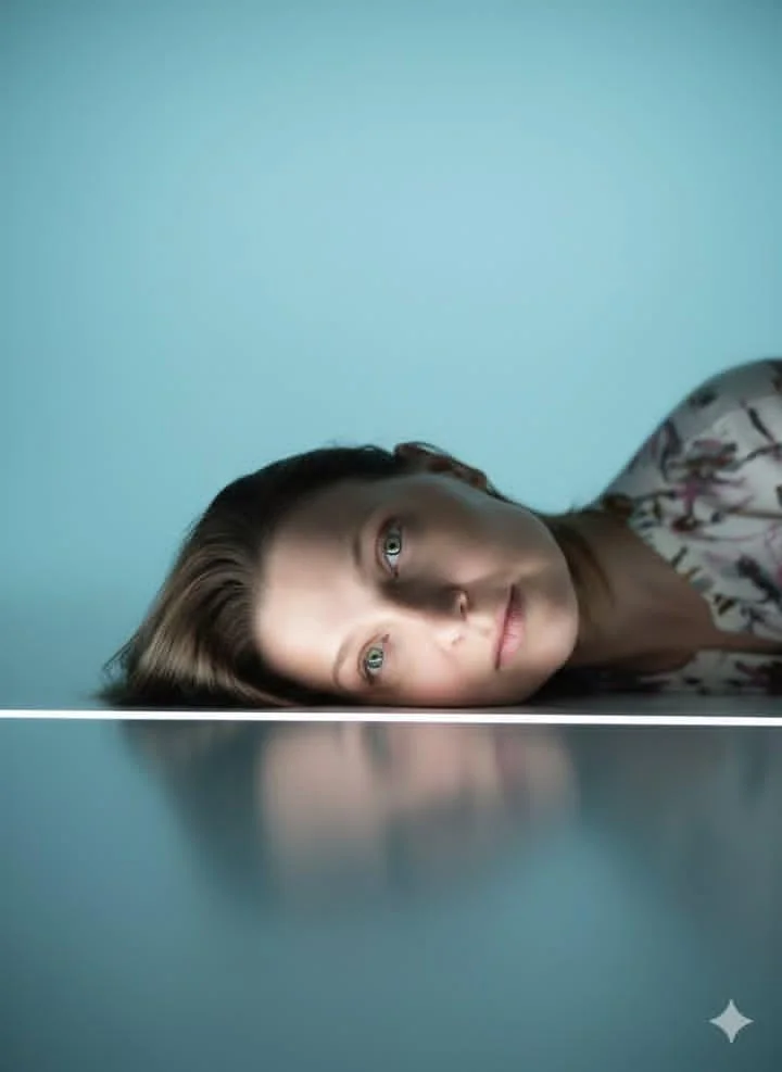 Ethereal Portrait: A Surreal Minimalist Exploration