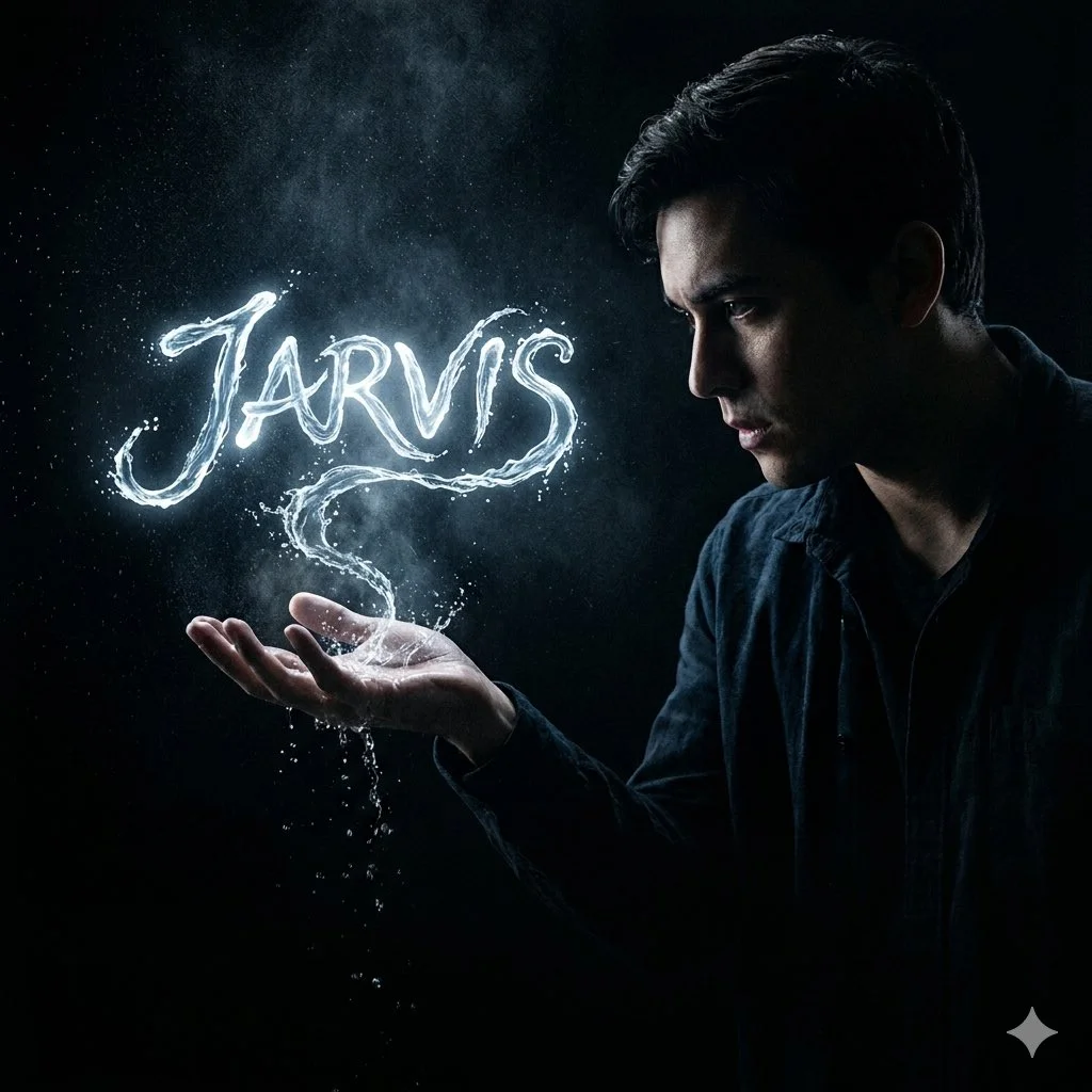 Ethereal Water Sign: A Cinematic Portrait