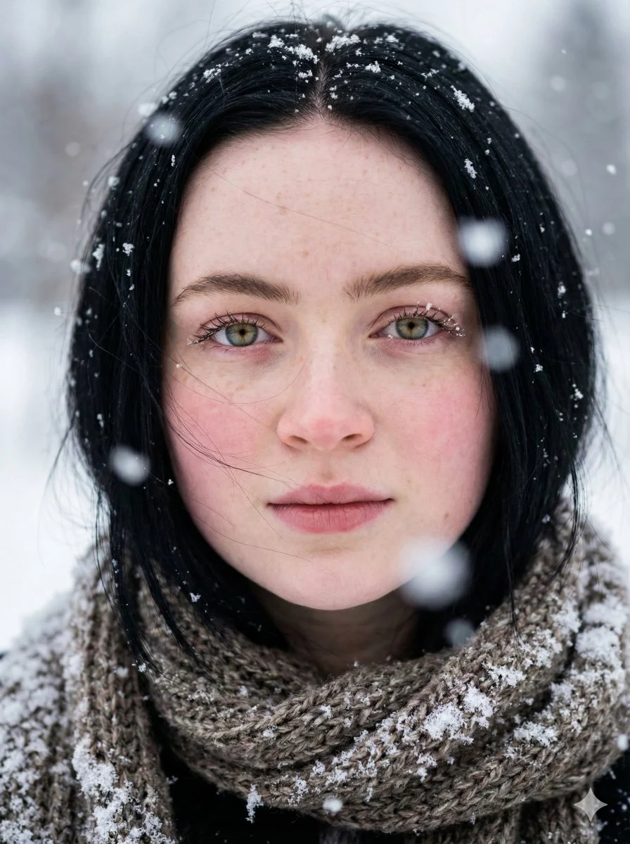 Ethereal Winter Portraits of Sadie Sink