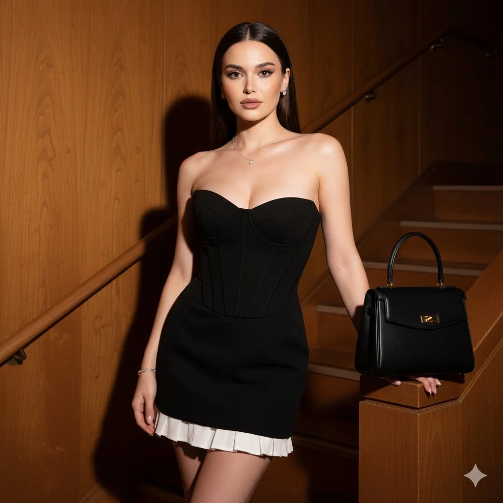 Evening Elegance: A Confident Portrait