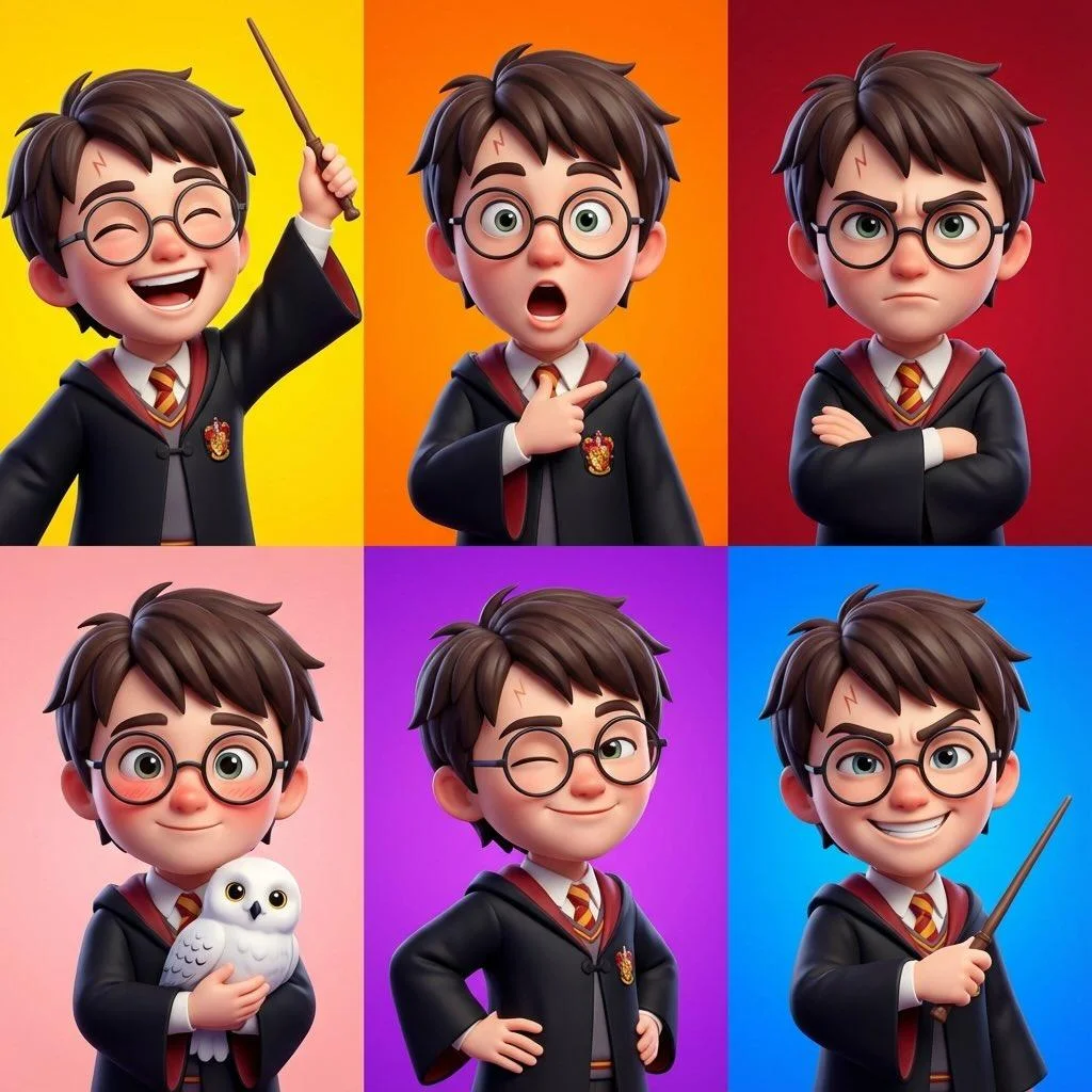 Express Yourself: A Vibrant 3D Character Showcase