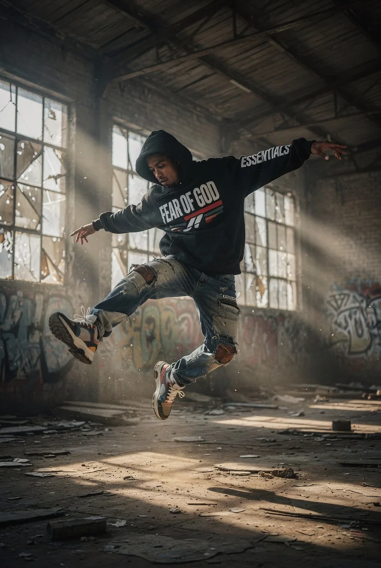 Expressive Motion Meets Industrial Decay