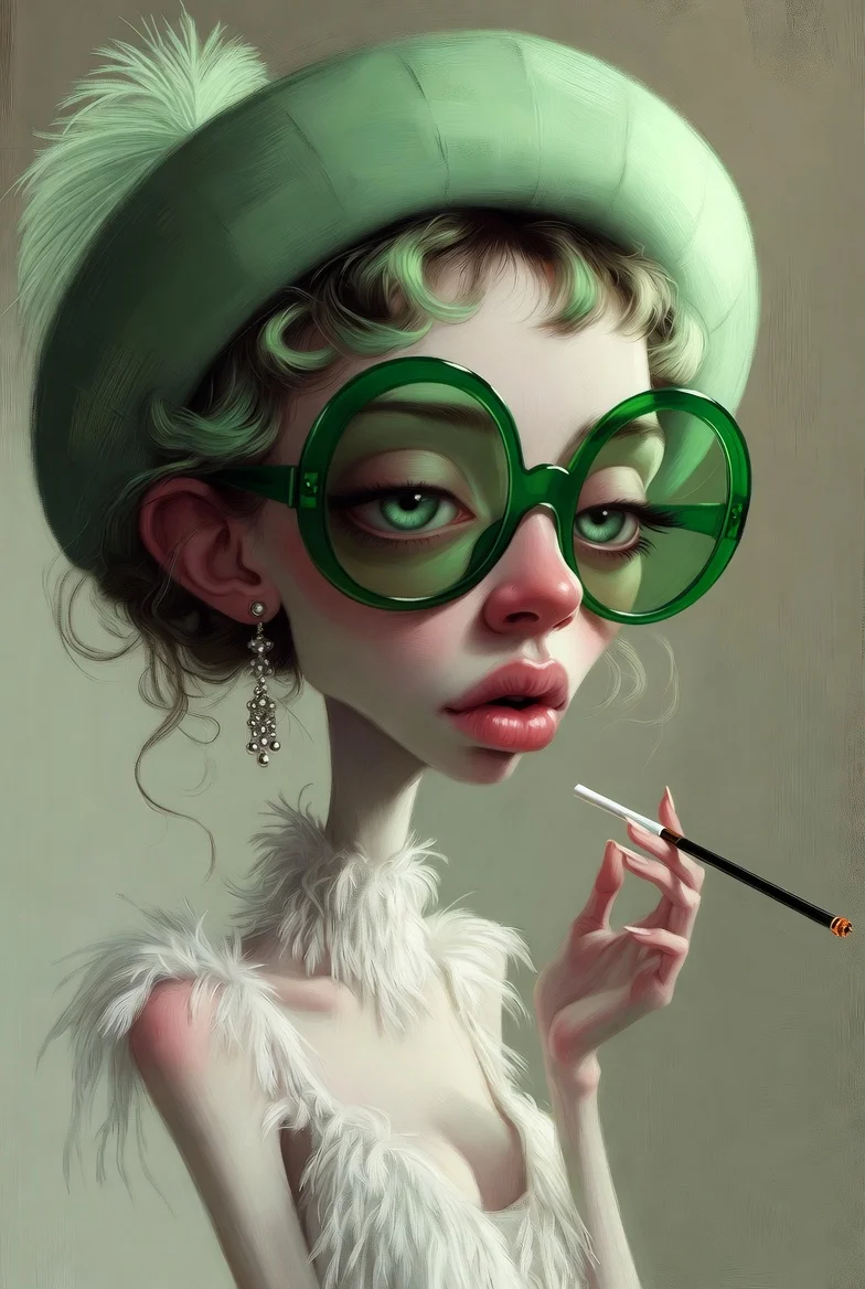 Fabulous Eccentricity: The Feathered Fashionista